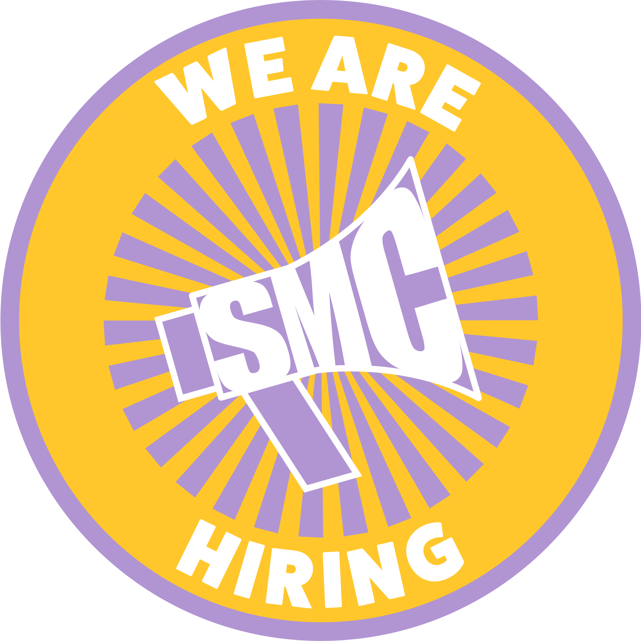 SMC We Are Hiring logo.